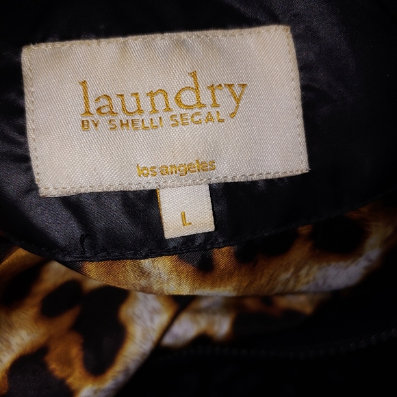 Laundry by Shelli Segal quilted balck puffer coat - Picture 5 of 9